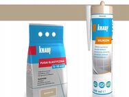 KNAUF Set Elastischer Fugenmörtel 1,5 kg und Silikon 280 ml KNAUF Bahamabeige 1793 - Wuppertal