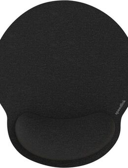 Speedlink Mauspad VELLU Memory Foam ergonomisches Mousepad mit Handauflage, rutschfest, schwarz