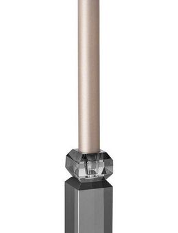 Fink Kerzenleuchter ARTIS (1 St), Stabkerzenhalter aus Kristallglas, eckig