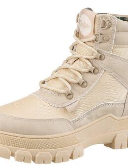 Buffalo NOVA COM VEGAN Schnürboots, Stiefelette, High Top Sneaker, Plateauabsatz, mit Memory Foam