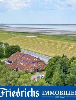 Attraktive und möblierte 3-Zimmer-Ferienwohnung, Nähe Nordsee in ländlicher Lage direkt am Jadebusen - Jade