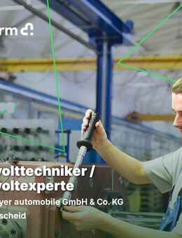 Hochvolttechniker / Hochvoltexperte (m/w/d) - Lüdenscheid