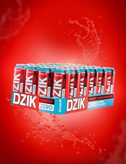 Energetyk WK Dzik Energy Drink Zero Kalorii - 500ml, 24er-Pack - Ingolstadt