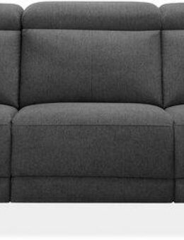 Home affaire 3-Sitzer Lund, mit manueller und elektrischer Relaxfunktion, in 2 Sitzen (links u. rechts), USB-C, Echtleder, Kunstleder, Webstoff