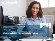 Büromitarbeiter /-in (m/w/d) in Vollzeit - Weinstadt