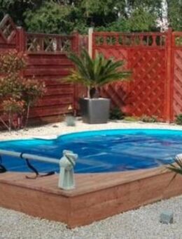 Pool Solarfolie und Aufrollvorrichtung - Bergrheinfeld