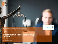 Mitarbeiter/in in der Verwaltung (m/w/d) - Rosenheim