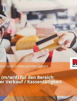 Verkäufer (m/w/d) für den Bereich: allgemeiner Verkauf / Kassentätigkeit in Teilzeit - Eisleben (Lutherstadt)