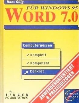 WORD 7.0 für Windows 95 - Computerwissen - Andernach