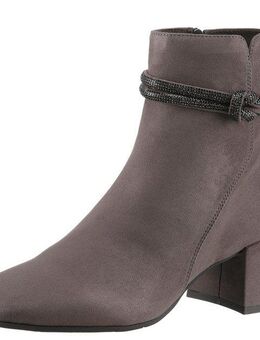 MARCO TOZZI Stiefelette Blockabsatz, Businessschuh, Abendschuh in eleganter Karreeform