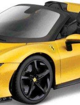 Bburago Sammlerauto Ferrari SF90 Spider, goldfarben, Maßstab 1:18