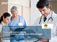 Pflegespezialist:in für die pflegefachliche Leitung einer Wohngruppe (w/m/d) - Ravensburg