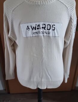 Strick Pullover Gr. M 48/50, 4 Wards Ring Denim in Beige - Verden (Aller)