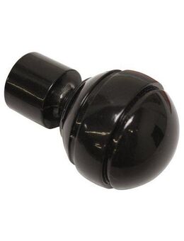 GARDINIA Gardinenstangen-Endstück Kugel, (2-St), Serie Einzelprogramm Chicago Ø 20 mm