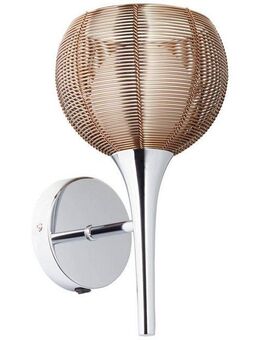 Brilliant Wandleuchte Relax, ohne Leuchtmittel, Wandllampe Schalter bronze/chrom