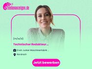 Technischer Redakteur (m/w/d) - Nordrach