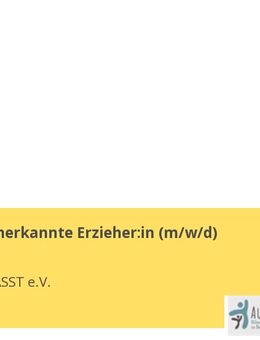 Staatlich anerkannte Erzieher:in m/w/d - Berlin
