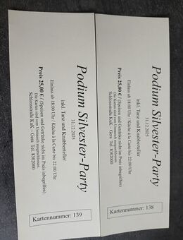 2 x Silvesterkarten - Hundhaupten