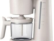 Philips Filterkaffeemaschine HD5120/00 Eco Conscious Collection, 1,2l Kaffeekanne, Papierfilter 1x4, aus biobasiertem Kunststoff, Seidenweiß matt