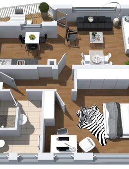 2-Zimmerwohnung in Herne Horsthausen mit großer Wohnküche und Balkon - Herne