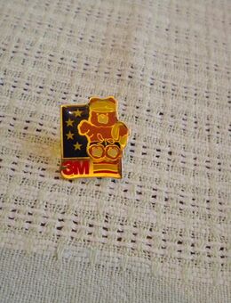3M-Pin-Euro-Teddy-Länder,ca. 2,5 cm,Alt - Linnich