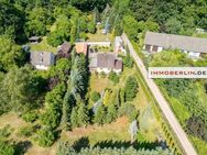 IMMOBERLIN.DE - Attraktives Einfamilienhaus mit Nebengebäude & Garage auf großem Grundstück in naturschöner Lage - Wiesenburg