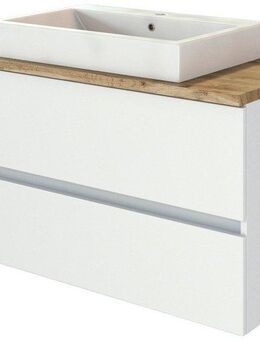 welltime Waschtisch Livorno (Set, 2-St), mit 2 Schubladen, Keramik