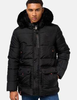 Stone Harbour Steppjacke Mironoo stylische Outdoorjacke mit großer Kapuze