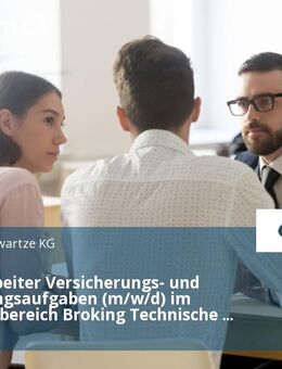 Sachbearbeiter Versicherungs- und Verwaltungsaufgaben (m/w/d) im Geschäftsbereich Broking Technische Versicherungen - Bremen