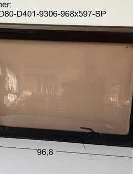 Dethleffs Wohnwagenfenster ca 96,8 x 59,7 Roxite 80 D401 9306 gebr. Sonderpreis (Klebesteifen-Rest) - Schotten Zentrum