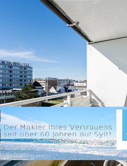 Luxus-1-Zimmer-Wohnung im 4. OG mit TG-Stellplatz und Keller - Sylt
