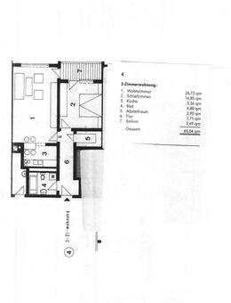 sehr schöne 2-Zimmerwohnung Nähe Siemens Campus - Erlangen