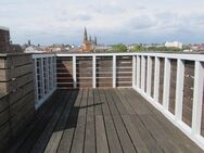 Blick über die Dächer von Schwerin! Dachterrasse! 3-Zimmer Maisonettewohnung in 19055 Schwerin - Schelfstadt - Schwerin