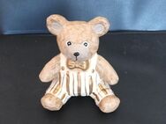 Teddybär Deko Keramik ca. 16cm hoch ca. 9cm breit - Essen