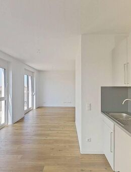 Besonders geschnittene 2-Zimmer-Wohnung mit EBK und BALKON im Neubauquartier FIELD 4 - Mannheim