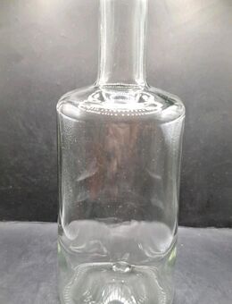 Glasvase Flasche Glas Vase Öffnung 3cm Höhe 20cm Glasfasche 8cm Durchmesser - Essen