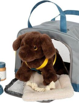 Small Foot Plüschfigur Hund mit Tasche (Set, 15-St), mit Pflege- und Tierarzt-Zubehör