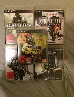 PS 3 Spiele 4 Stück - Wiesloch