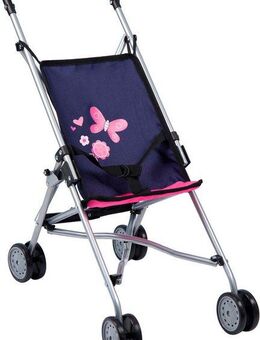 Bayer Puppenbuggy blau/pink