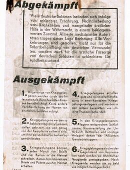 Historisches Propagandaflugblatt aus dem Zweiten Weltkrieg – Höchstbietend zu verkaufen! - Sinsheim Zentrum