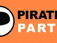 Flagge der Piratnpartei - Erlangen