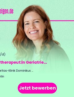 Ergotherapeut:in (m/w/d) Geriatrie - Berlin