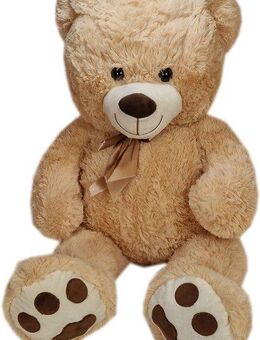 Heunec® Kuscheltier Teddybär Floppy, 100 cm, beige, mit Schleife