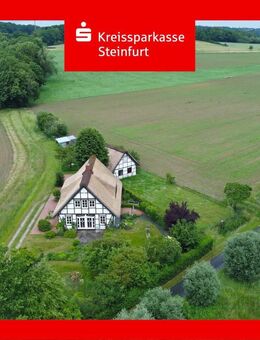 Liebhaber aufgepasst! Ländlicher Reetdachhof zu verkaufen! - Tecklenburg