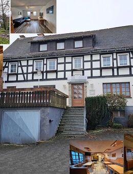 Wohnhaus mit großem Saal und Möglichkeit für Gastronomie - PROVISIONSFREI! - Hallenberg