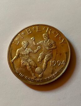 1 Silber Dollar USA Los Angeles Fußball World Cup 1994 - Mannheim
