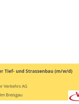 Facharbeiter Tief- und Strassenbau (m/w/d) - Freiburg (Breisgau)
