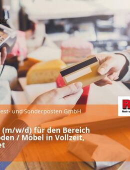 Verkäufer (m/w/d) für den Bereich Teppichboden / Möbel in Vollzeit, unbefristet - Weißenfels