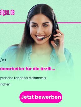 Sachbearbeiter (m/w/d) für die ärztliche Fachsprachenprüfung - München