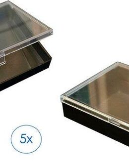 Ruco Aufbewahrungsdose Sortierdose, 5er Set (5 St), Schmuckdose, Kleinteilebox, bündiger Verschluss, Made in Germany